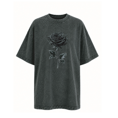 Camiseta oversize estampada